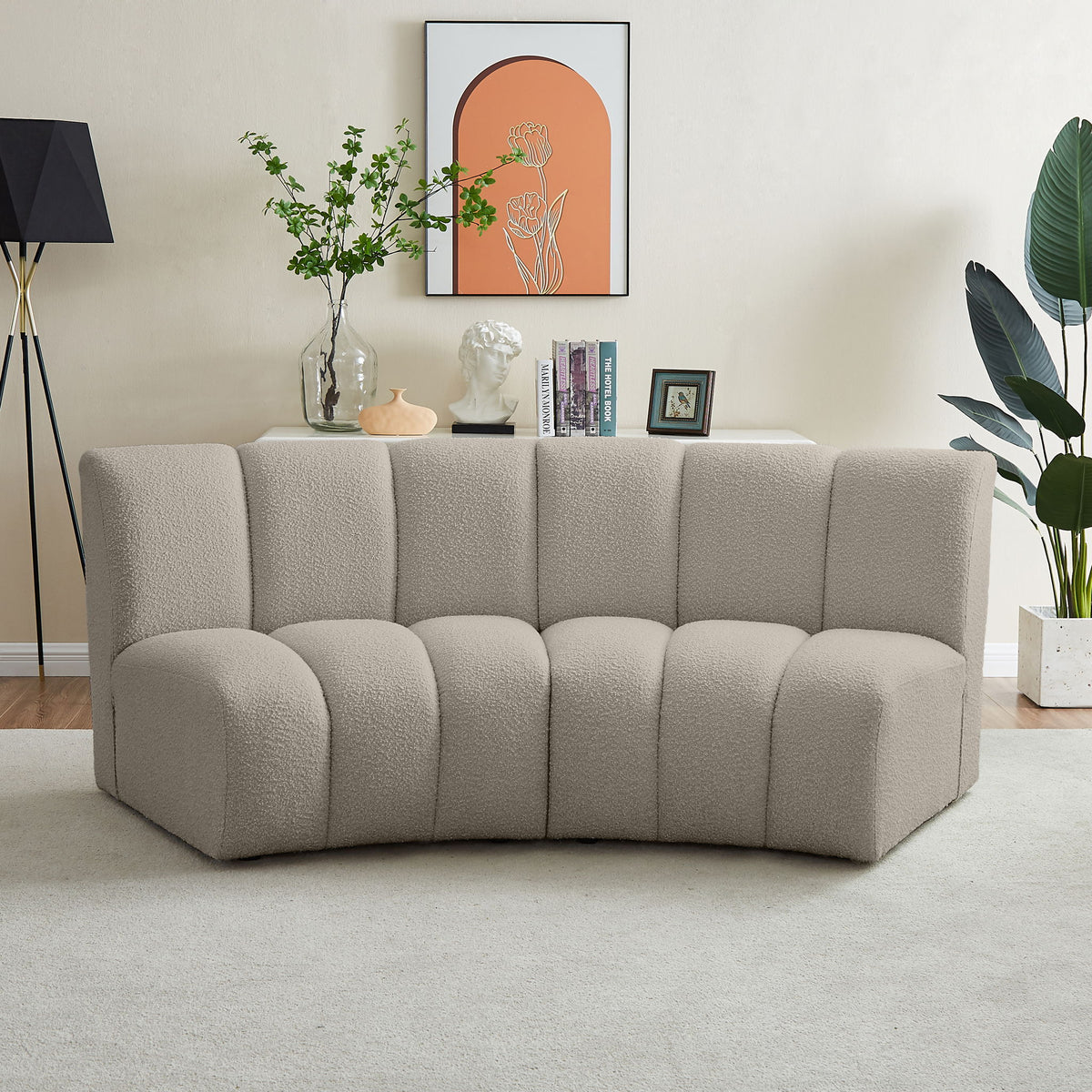 Infinity - 2 Piece Boucle Modular Sectional