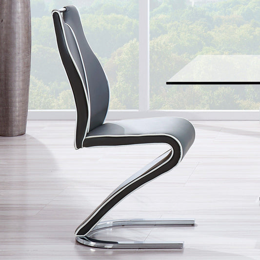 Anne - Dining Chairs (Set of 2) - Gray Pu