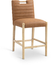 Load image into Gallery viewer, Aimee - Counter Stool - Light Brown Legs
