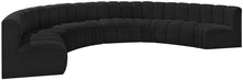Load image into Gallery viewer, Arc - Boucle Fabric 8 Piece U-Shaped Modular Sofa
