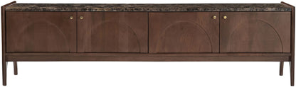 Veya - 71" Genuine Marble And Mango Wood Media Console
