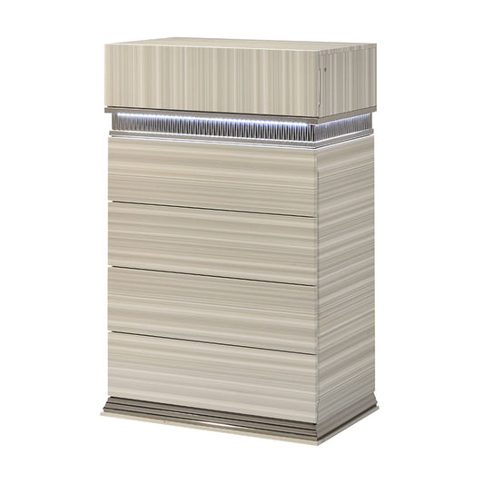 Leonor - 5 Drawer Chest - Gray