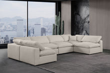 Load image into Gallery viewer, Comfy - 6 Piece Linen Modular Armless Sectional
