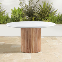 Load image into Gallery viewer, Sanremo - Concrete 53" Finished Concrete Indoor / Outdoor Dining Table - White

