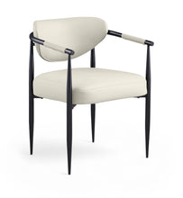 Load image into Gallery viewer, Virella - faux Leather Upholstered Dining Chair (Set of 2) - Black Base
