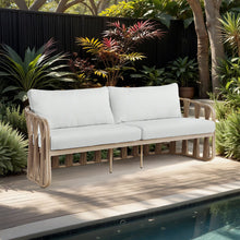 Load image into Gallery viewer, San Pietro - Resilient Waterproof Fabric 90.5" Upholstered Outdoor Patio Sofa

