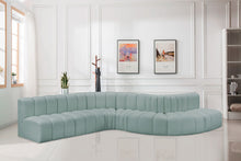 Load image into Gallery viewer, Arc - Faux Leather 7 Piece Modular Sofa
