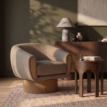 Load image into Gallery viewer, Avella - Interwoven Fabric Swivel Accent Chair
