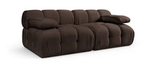Load image into Gallery viewer, Orin - Velvet Performance Fabric Upholstered 2 Piece Modular Sofa
