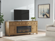Load image into Gallery viewer, Sharlance - 81" TV Stand With Electric Fireplace
