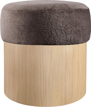 Load image into Gallery viewer, Nimes - Ottoman / Stool With Natural Base
