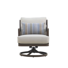 Load image into Gallery viewer, Genova - Patio Swivel Club Chair With Accent Pillow (Set of 2) - Gray
