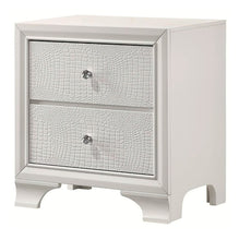 Load image into Gallery viewer, Crown Mark Furniture Lyssa 2 Drawer Nightstand in White image
