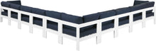 Load image into Gallery viewer, Nizuc - Outdoor Patio 10 Piece Modular Sectional With White Frame
