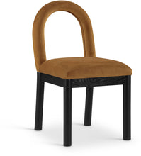 Load image into Gallery viewer, Conrad - Velvet Dining Chair With Black Legs
