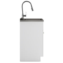 Load image into Gallery viewer, Beckham - Laundry Cabinet &amp; Faucet And Stainless Steel Sink
