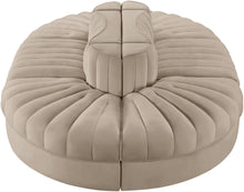 Load image into Gallery viewer, Rummi - Oval Velvet Performance Fabric Upholstered 6 Piece Modular Sectional
