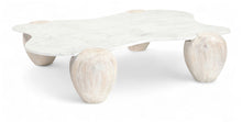 Load image into Gallery viewer, Liona - Marble And Acacia Wood Coffee Table
