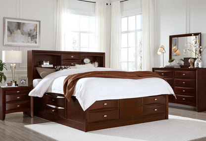 Linda - Full Bed Headboard & Footboard - New Merlot