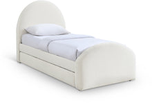 Load image into Gallery viewer, Andaz - Chenille Fabric Upholstered Trundle Bed
