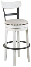 Load image into Gallery viewer, Valebeck - Tall Upholstered Swivel Barstool
