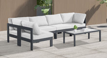 Load image into Gallery viewer, Nizuc - Outdoor Patio 5 Piece Modular Sectional With Gray Frame
