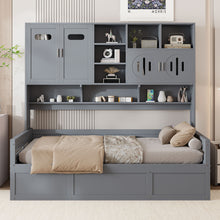 Load image into Gallery viewer, Daybed With All-In-One Cabinet And Shelf
