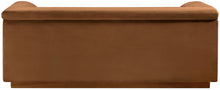 Load image into Gallery viewer, Cascade - Velvet Loveseat - Saddle
