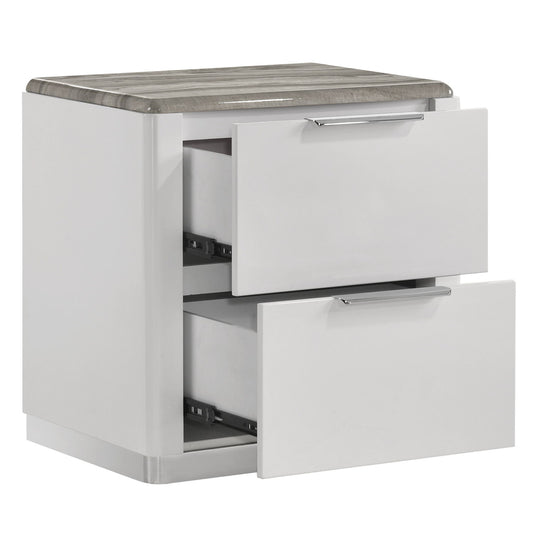 Jazz - 2 Drawer Nightstand - White