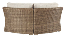 Load image into Gallery viewer, Beachcroft - Curved Corner Chair w/Cushion - Beige
