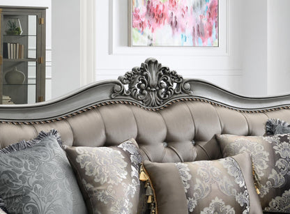 U203 - Traditional Loveseat - Gray