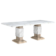 Load image into Gallery viewer, Stacey - Dining Table With Pedestal Base - Beige
