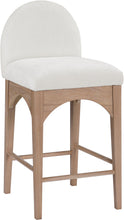 Load image into Gallery viewer, Waldorf - Chenille Stool With Natural Legs
