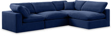 Load image into Gallery viewer, Comfy - 4 Piece Velvet Modular Armless Sectional
