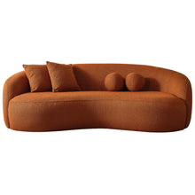 Load image into Gallery viewer, Drake - Japandi Style Curvy Boucle Sofa
