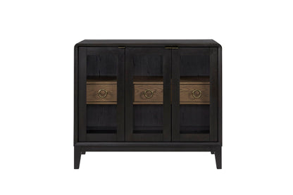 Elure - Glass Door Server - Peppercorn