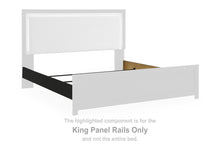 Load image into Gallery viewer, Maeling - King Panel Rails - Black

