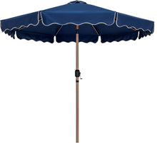 Load image into Gallery viewer, Amalfi - Aluminum Patio Umbrella - White Base / Light Brown Pole
