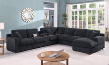 Load image into Gallery viewer, Celine - Fabric Corner Sectional Sofa With Right-Facing Chaise, Cupholders, And Charging Ports
