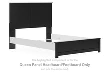 Load image into Gallery viewer, Maribel - Queen Panel Headboard/Footboard - Black
