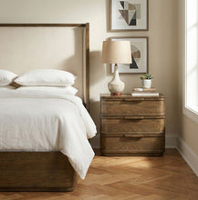 Load image into Gallery viewer, Tiberio - Oak Veneer And Solid Wood Nightstand
