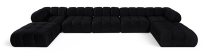 Orin - 7 Piece Modular Sectional (3 Modular Chairs, 2 Corner Chairs & 2 Ottomans)