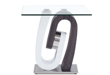 Load image into Gallery viewer, T4127 - End Table Base - Silver / Dark Gray
