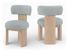 Load image into Gallery viewer, Atelier - Vegan Leather Upholstered Dining Chair (Set of 2) - Painted Natural Frame
