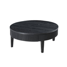 Load image into Gallery viewer, Tate - Round One Drawer Coffee Table - Black
