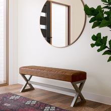 Load image into Gallery viewer, Salinger - Large Upholstered Ottoman Bench
