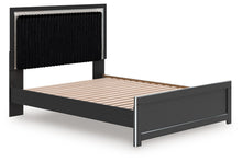 Load image into Gallery viewer, Zuraleus - Upholstered Panel Platform Bed With Roll Slats
