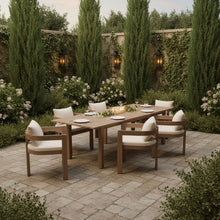 Load image into Gallery viewer, Newport - Acacia Wood 86.75" / 108" Outdoor Patio Dining Table - Natural
