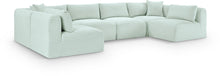 Load image into Gallery viewer, Shaggy - 6 Piece Modular U-Shaped Armless Sectional
