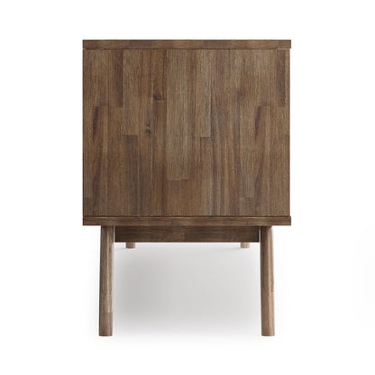 Clarkson - Low TV Stand - Rustic Natural Aged Brown